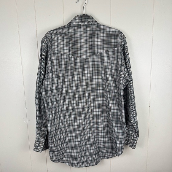 Vintage Crazy Cowboy Western Plaid Shirt with Pearl Snaps - Picture 8 of 8